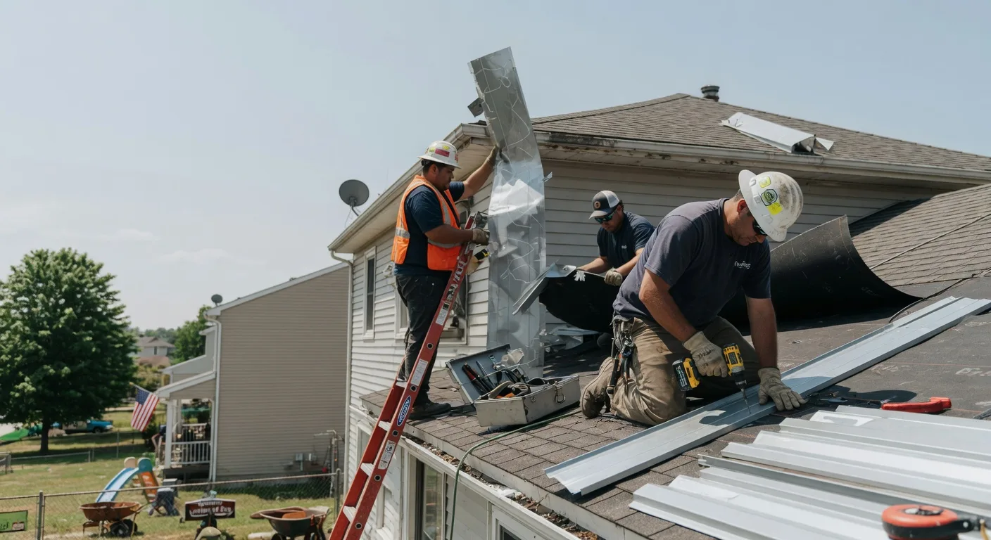 Storm Damage Metal Roof Repair in Jessieville, AR